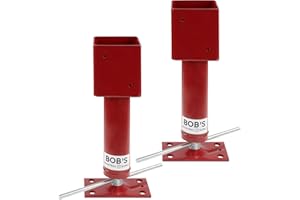 BISupply Screw Jack Post 2 Pack - Temporary House Jacks for Leveling 4x4 Crawlspace Basement Shore Beams