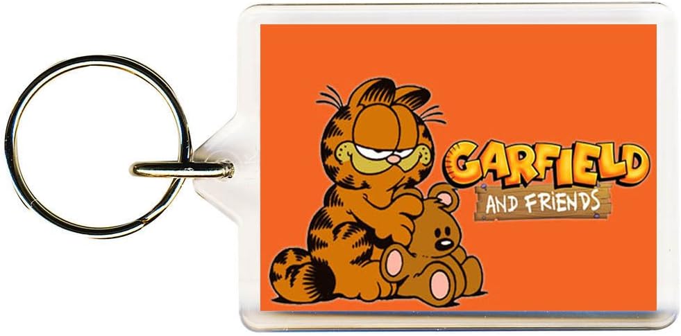 S8keMedia Garfield and Friends #2 Keyring 50mm x 35mm