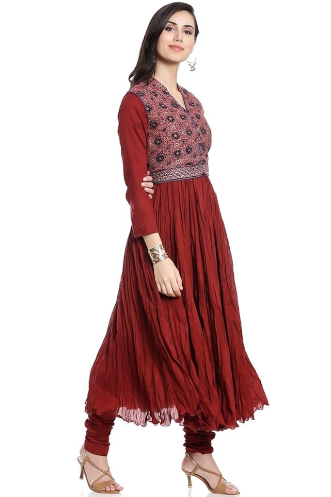 biba women's anarkali salwar suit