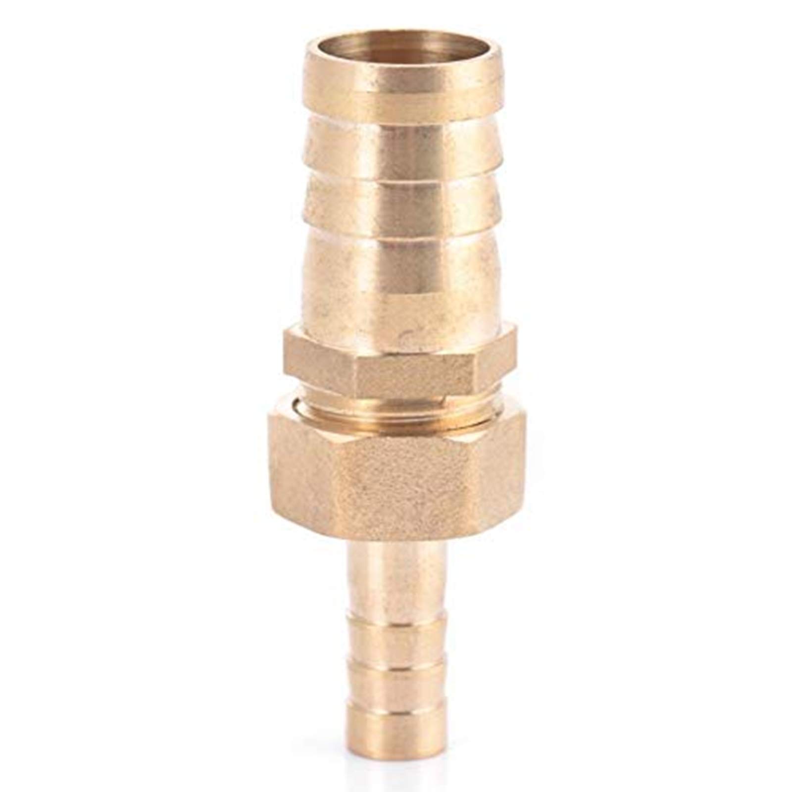 Broco Brass Fitting Hose Barb Tail Reducer Reducing Plug Connector (10mm-19mm) for Improved Performance and Versatility Brown