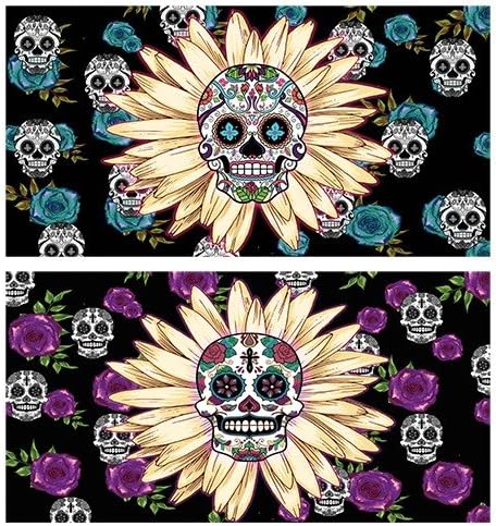 World Buyers Decorative Matches, Set of 2 matchboxes, Daisy Skull