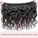 Connie Hair Brazilian Virgin Hair Body Wave 3 Bundles Grade 5A Unprocessed Human Weave Weft Mixed Length Natural Black Total 300g
