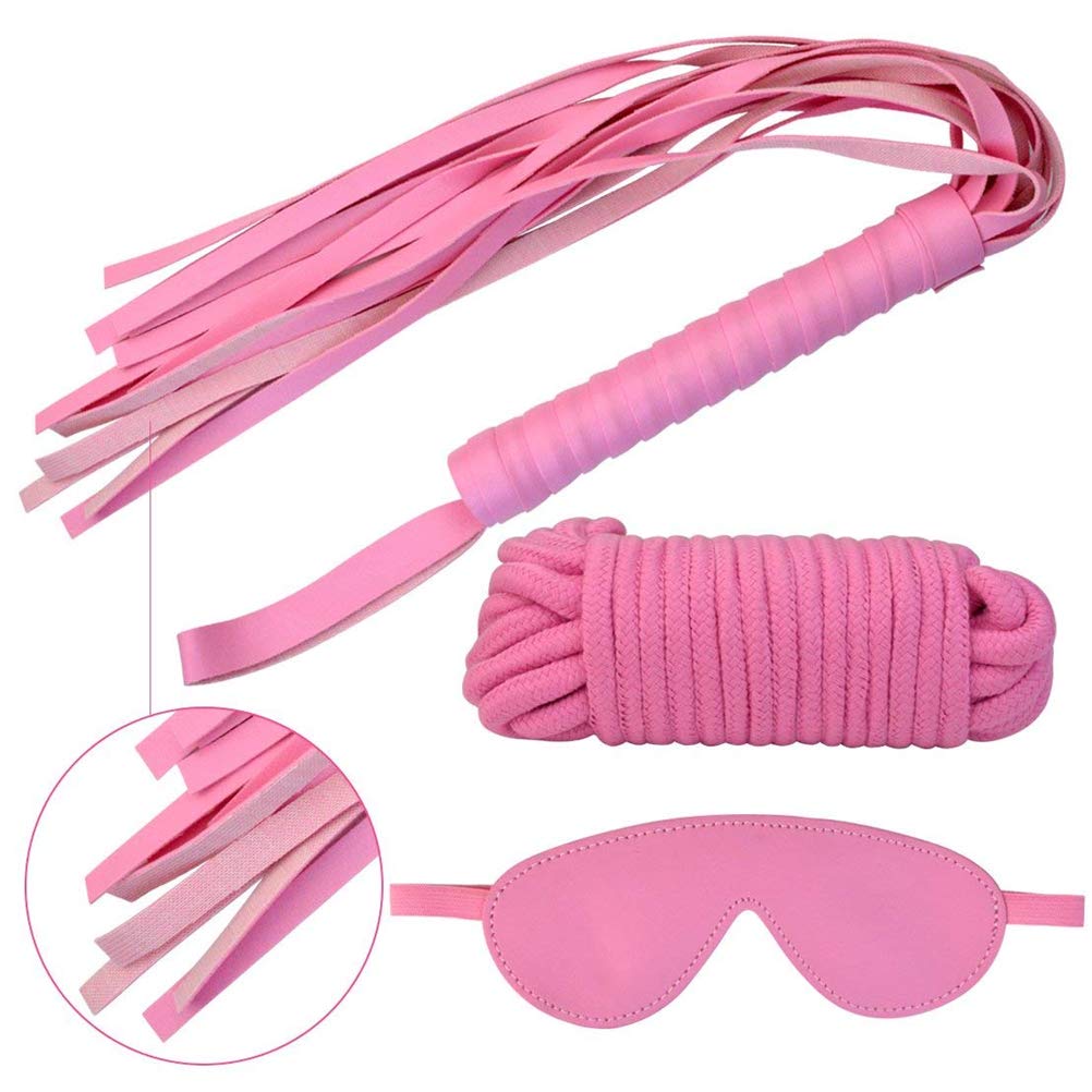 8PCS Bett Bondage Kit Handfesseln und Nylonband SM-Spiel Spielzeug Handmanschette Neopren Fußfesseln Fesseln und Nippelklemmen