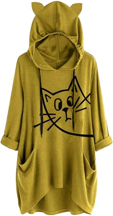cute plus size pullover hoodies