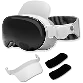 Macally Apple Vision Pro Head Strap - Comfortable for Long Use - Fits in Carry Case - Pressure Relief Apple Vision Pro Accessories