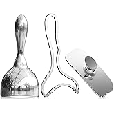 ONUEMP 3-in-1 Stainless Steel Therapy Massage Tool, Gua Sha Paddle & Swedish Cup & Mushroom Massager, Maderoterapia Kit Colombiana for Lymphatic Drainage, Cellulite Remover, Body Sculpting