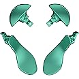 eXtremeRate Back Paddles for PS5 Edge Controller, Metallic Aqua Green Replacement Interchangeable 4PCS Metal Back Buttons for PS5 Edge Controller - Controller NOT Included