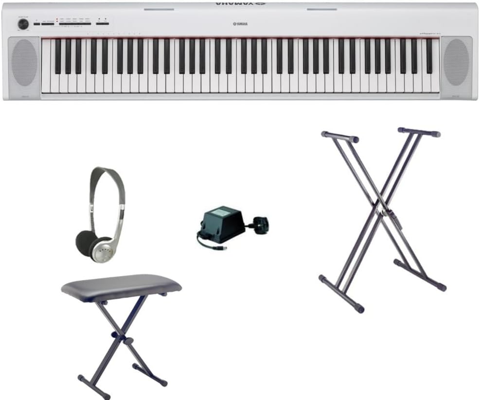 Yamaha NP32 Keyboard | White | Bundle