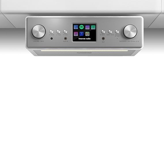 auna TESTURTEIL: SEHR GUT Connect Soundchef • Unterbau-Radio • Küchenradio • Unterbau-Digitalradio • DAB+ • UKW • WLAN • 2 x 