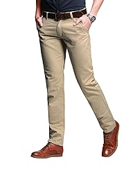 Match Men's Slim Fit Tapered Stretchy Casual Pants
