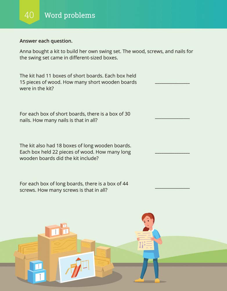 IXL Multiplication 4th Grade Math Workbooks, Mathematics Book for Kids Ages 9-10 Covering Times Table Facts and Properties, Multiplying With Multi ... and More (IXL Topic-Specific Workbooks)