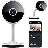 Geeni Vivid Indoor Smart Security Camera – HD Live Stream Camera for Indoor Home Monitoring with Night Vision, 2-Way Audio, F