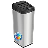 iTouchless 14 Gallon Slide Open Lid Kitchen Trash