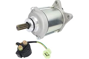 Soarider Starter & Relay for 2008-2020 Honda Recon 250 FourTrax TRX250TE ES TRX250TM, 31200-HM8-B61 19642 410-54133 SMU0478, 2008 2009-2020 250 Recon Starter, Replacement for 250 Honda Recon Starter