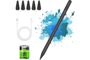 CC Store for iPad Pencil 10/9th Generation,Pen for iPad Stylus Compatible with iPad 2018~2022,for iPad 10/9/8/7/6th Gen,for Air Pro Mini 15 Mins Fast Charging,Palm Rejection & Tilt Sensitive(Black)