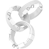 USB C to USB C Cable, USBC Cable for Apple, Fast Charging, 3-Pack 6FT White | For Apple iPhone 18/17/Duo/16 Series, iPad Pro/Air and MacBook, USBC to USBC Cable, 60W Type C to Type C Charging Cords