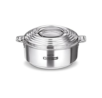 Milton Galaxia Stainless Steel Casserole, 2.5 litres, Silver