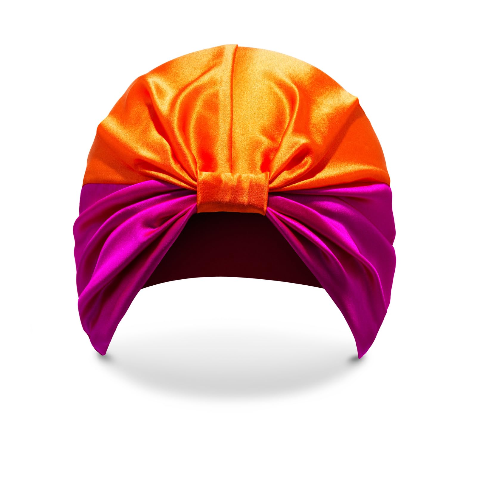 SILKE Hair Wrap - The Poppy | 100% Luxurious Silk Hair Wrap | The Silk Bonnet Hair Turban that Protects & Repairs Damaged Hair | Sleep Cap Suitable for Frizzy, Curly, & Straight Hair Types