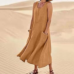Overstock Deals Women's Summer Cotton Linen Long