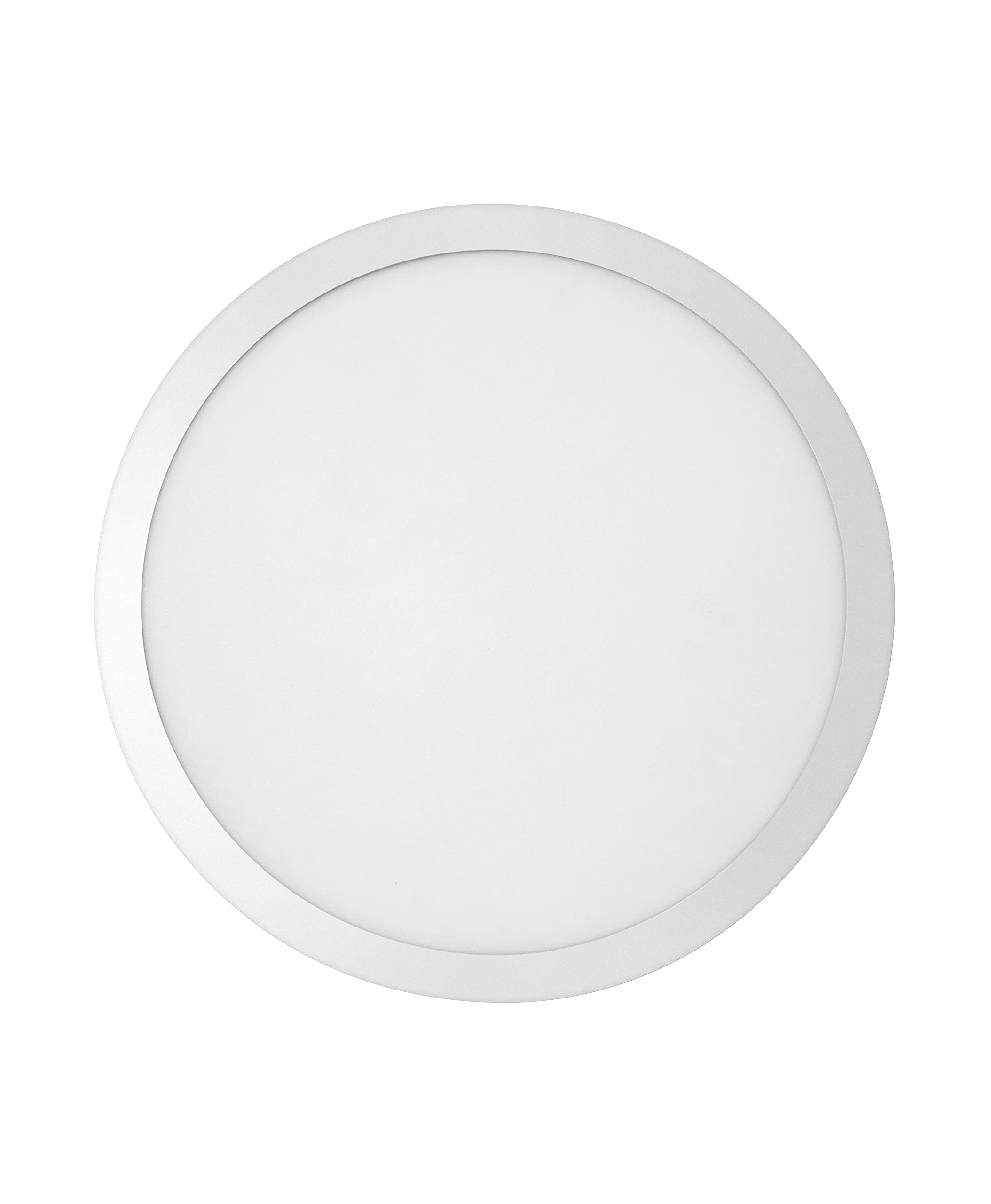 Panel luminaire LED: for ceiling, PLANON Round / 28 W, 220…240 V, beam angle: 110°, Cool White, 4000 K, body material: aluminum, IP20, 1-pack