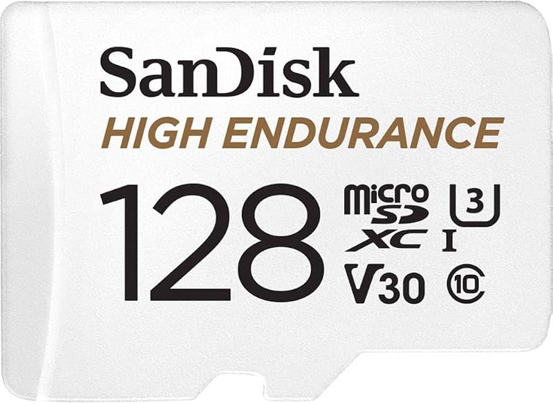 SanDisk 128GB High Endurance microSDXC Card for IP & Dash Cams U3 V30