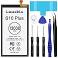 Luuzkla 12000mAh Battery Compatible with Galaxy S10 Plus (2024 New Upgrade), Super Capacity Replacement Battery Compatible with Galaxy S10 Plus, with Full Tool Kits-0 Cycle-24 Months Service