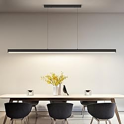 70" LED Linear Pendant Light Fixtures, 25W Dimmable