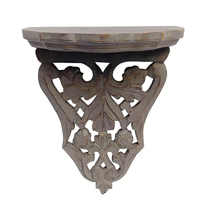The Urban Store Decorative Wooden Corbels Shelf Brackets With