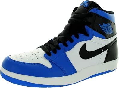 Amazon.com: Jordan Nike Hombres Air 1 Alto El Retorno Blanco/Negro-Soar Azul  Cuero Tamaño 9 : Ropa, Zapatos y Joyería