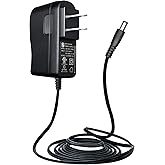 UL Listed 12V 1A 10ft Power Supply Adapter, AC to DC 12W 12V 1000mA 800mA 500mA 100mA Replacement Power Cord for CCTV Security Camera DVR LED Strips Router BT Speaker LED Mirror Desk Lamp and More