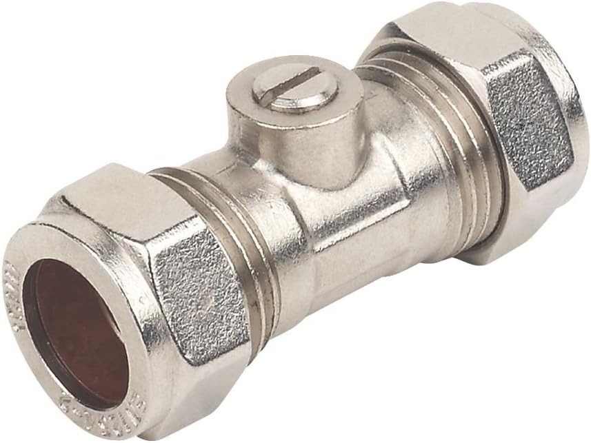 Plumbing Fittings Isolating Valve Chrome 15mm Amazon.co.uk DIY & Tools