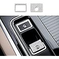 HAILWH Bling Accessories Fit for Jaguar F-PACE XF XE Electronic handbrake Driving Mode Rhinestone Crystal Applique Cover (Electronic Parking and Traffic Buttons)