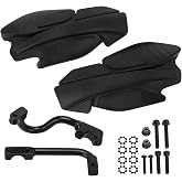 Handguards &amp; Mount Brackets Kit for Polaris Sportsman 850 570 550 500 450 400 300 1000 Scrambler 850 1000 For Snowmobile Switchback Assault 800 600 Rush 800/600 Pro R RMK 800 2889341 2879380 2876846
