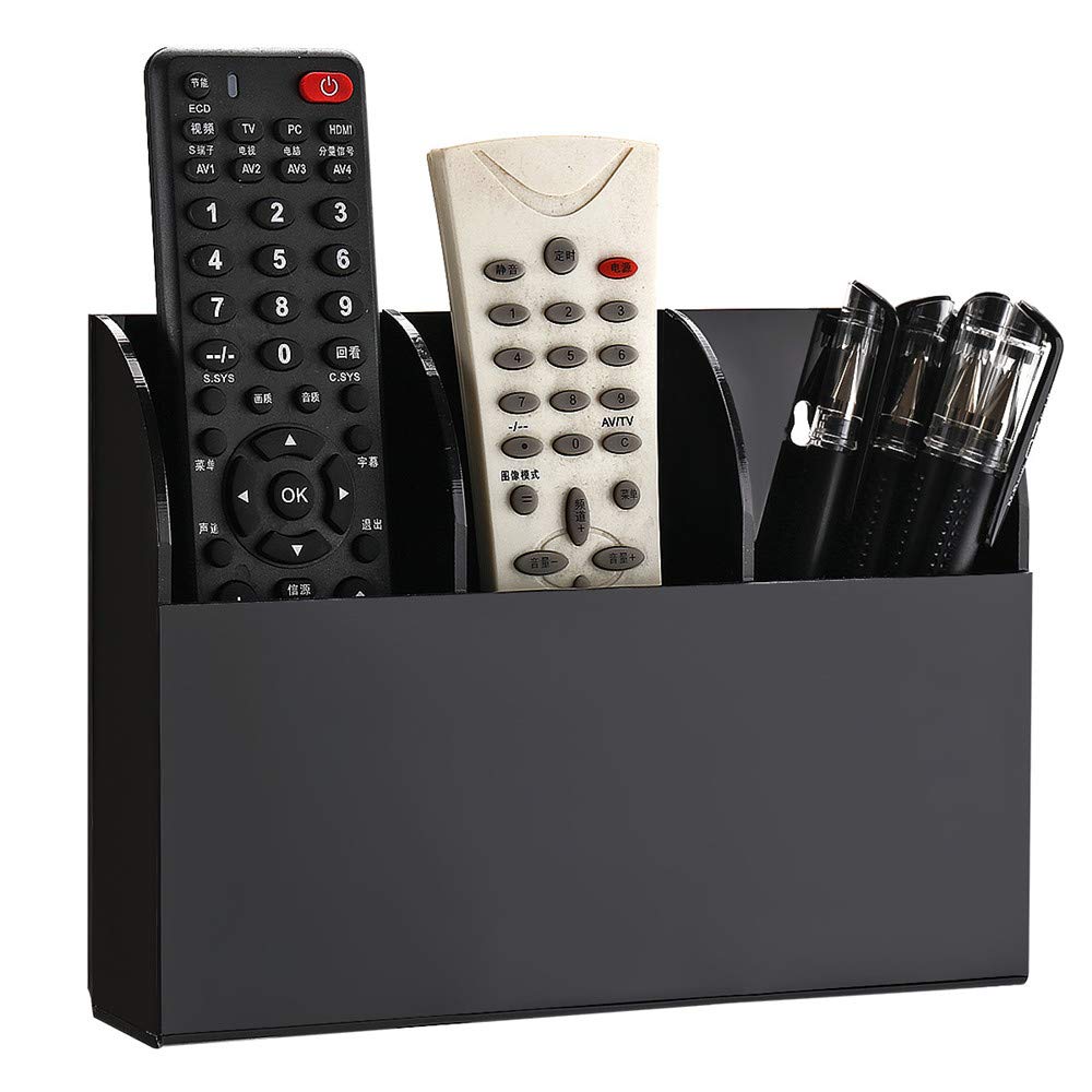 Best Remote Control Holder Wall Mount Media Organizer Storage Box