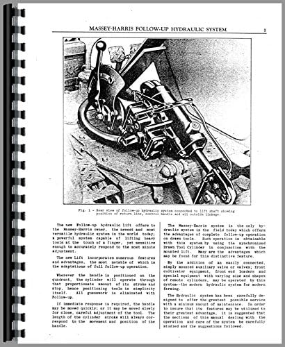 Massey Harris Mustang Tune Up Service Manual