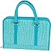 Gigi Chantal Turquoise Faux Alligator Bible Cover/ Purse