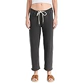THE GREAT. Women's The Wide Leg Cropped Sweatpants