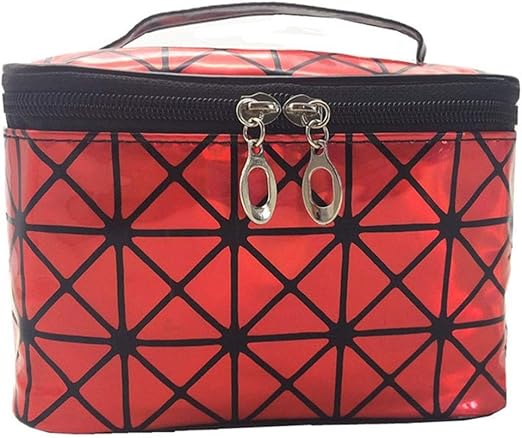 Amazon Co Jp Ggyy コスメティックバッグコスメティックバッグ安い化粧品袋化粧品収納袋格子トイレバッグ Color 7 Home Kitchen