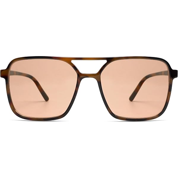Retro Square Sunglasses TR90 Frame UV400 Protection Classic Panto Style Metal Square Frame Sunglasses Big Tr90 Double Bridge  main image 3
