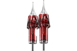 CNC 3RL Tattoo Needles Cartridge 20Pcs #10 Bugpin Disposable Needles Round Liner with Membrane EN04-20-1003RL