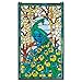Design Toscano Peacock's Paradise Stained Glass Window
