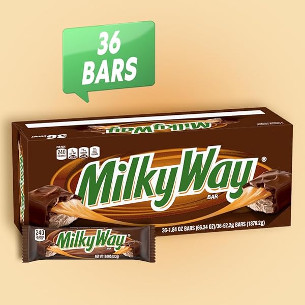MILKYWAY CANDY MILK CHOCOLATE BARS BULK PACK, FULL SIZE, 1.84 OZ PACK OF 36)