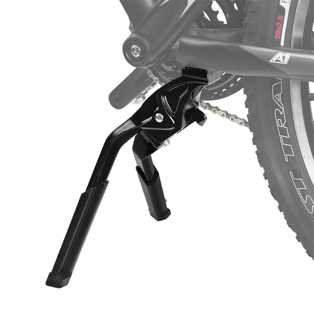 Photo 1 of BV Bike Stand Heavy Duty for 24"-28" E-Bike - Bike Kickstand Supports Up to 77 lbs - Adjustable & Foldable Kickstand for Adult Bike with Center Mount & Secure Support - Strong & Durable for Ebikes