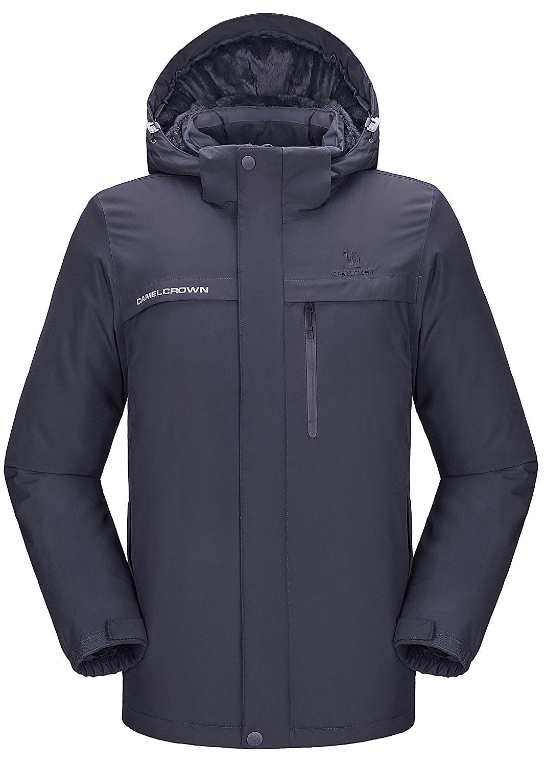 Camel Crown Mens Waterproof Jacket Windproof Ski Rain Snow Jacket