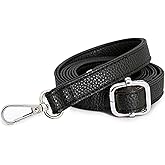 Errienpin Purse Strap Replacement Adjustable - Full Grain Microfiber Leather for Shoulder Crossbody Bag. 55 Inch Long