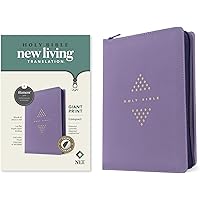 NLT Compact Giant Print Zipper Bible, Filament Enabled