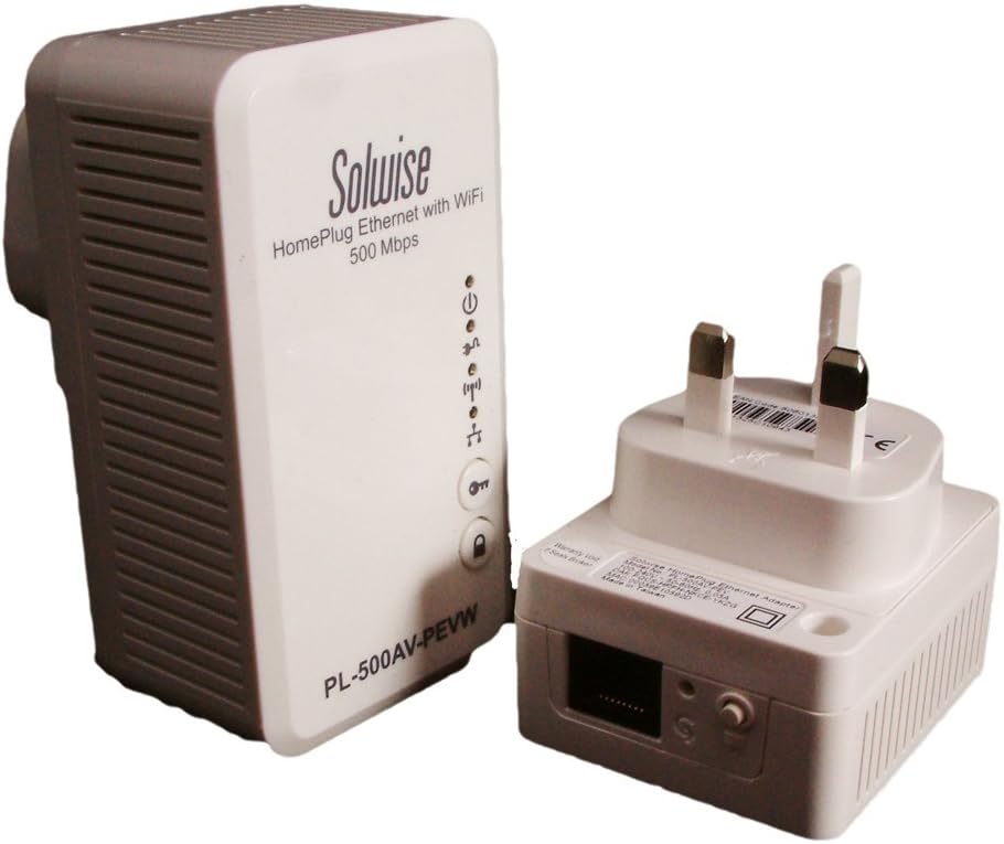 Solwise 500AV HomePlug Adapter & 11n WiFi enabled HomePlug