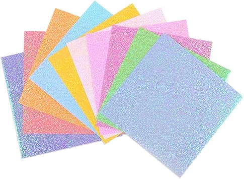 Amazon Co Jp Bestoyard 折り紙 真珠光沢 カラフル キラキラ 紙折り ペーパー 手作り クラフト Diy アート 色紙 100枚入 10盛り合わせ色 Diy 工具 ガーデン