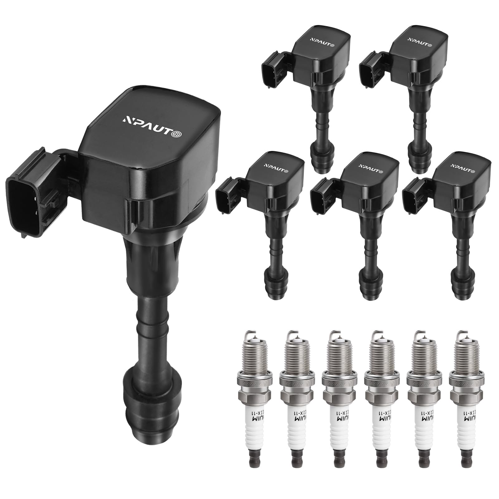 Photo 1 of Ignition Coil Pack Spark Plugs Replacement for 4.0 Nissan Frontier Xterra Pathfinder 2005 2006 2007 2008 2009 2010 2011 2012 2013 2014 2015 2016 2017 2018 2019, 3.5 02-06 Nissan Altima Maxima Murano