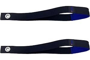 Hood Loop Anchor Straps, 12 ”Extended、Thickened and Stainless Steel Eyelets Car Tie-Downs for Towing Canoes or Kayaks (2)
